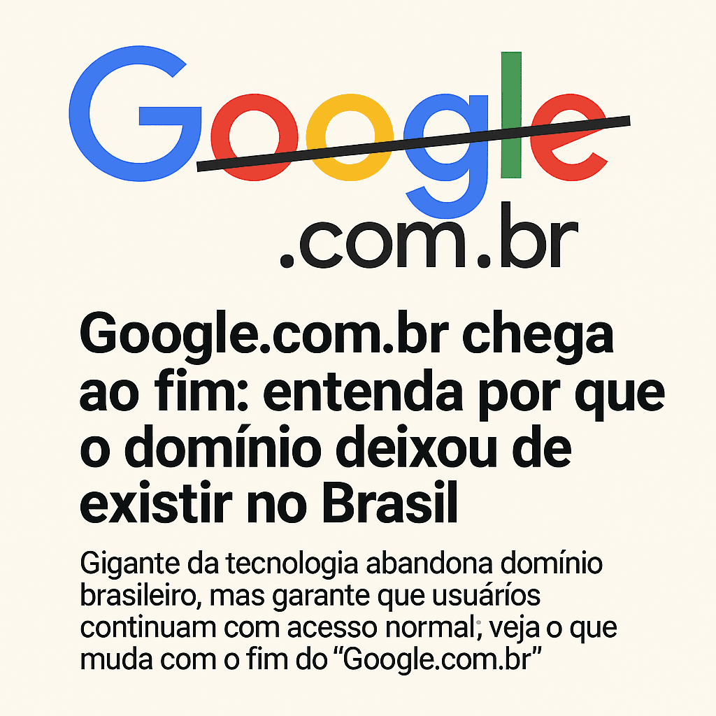 Google.com.br chega ao fim: entenda por que o domínio deixou de existir no Brasil