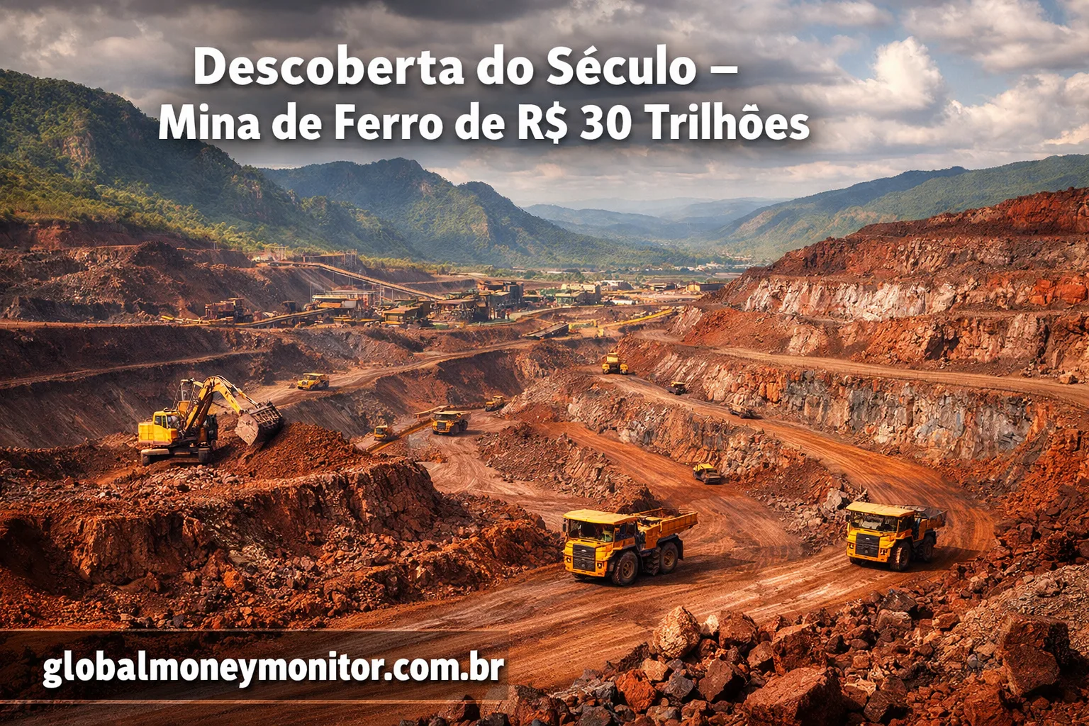 Descoberta histórica revela megamina de ferro avaliada em R$ 30 trilhões