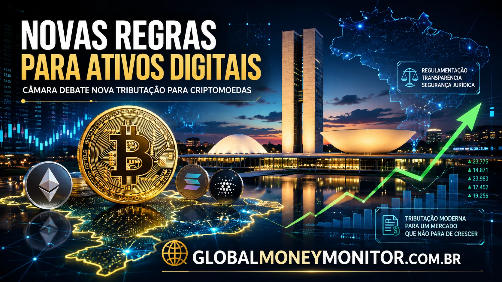 Painel da Câmara Quer Mudar o Jogo dos Ativos Digitais: O Que Pode Acontecer com Criptomoedas no Brasil?