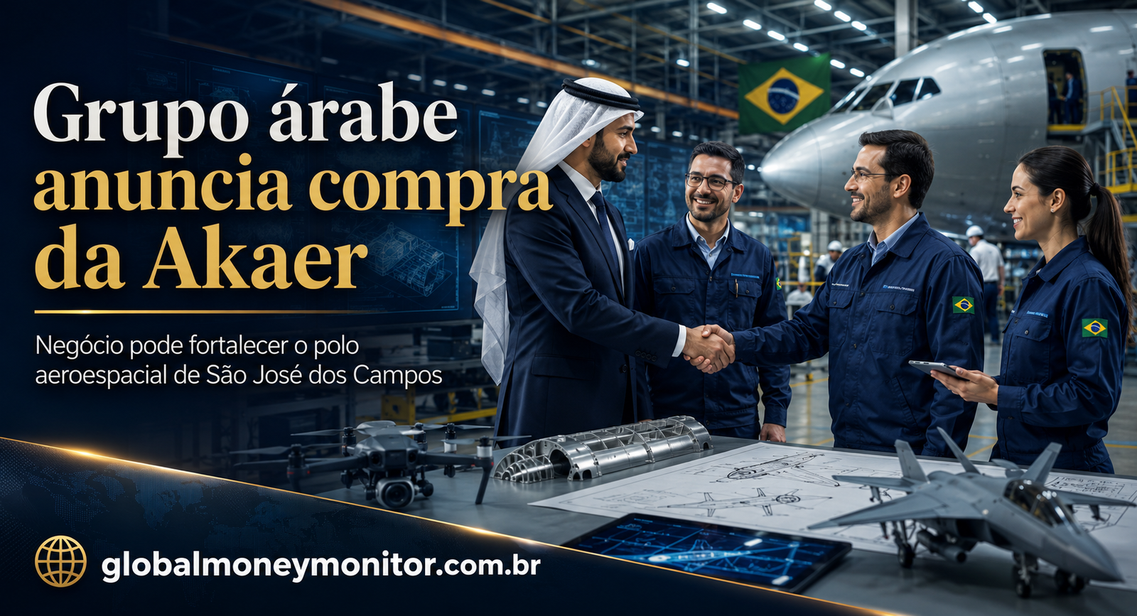 Gigante dos Emirados compra a Akaer e transforma São José dos Campos em peça estratégica global