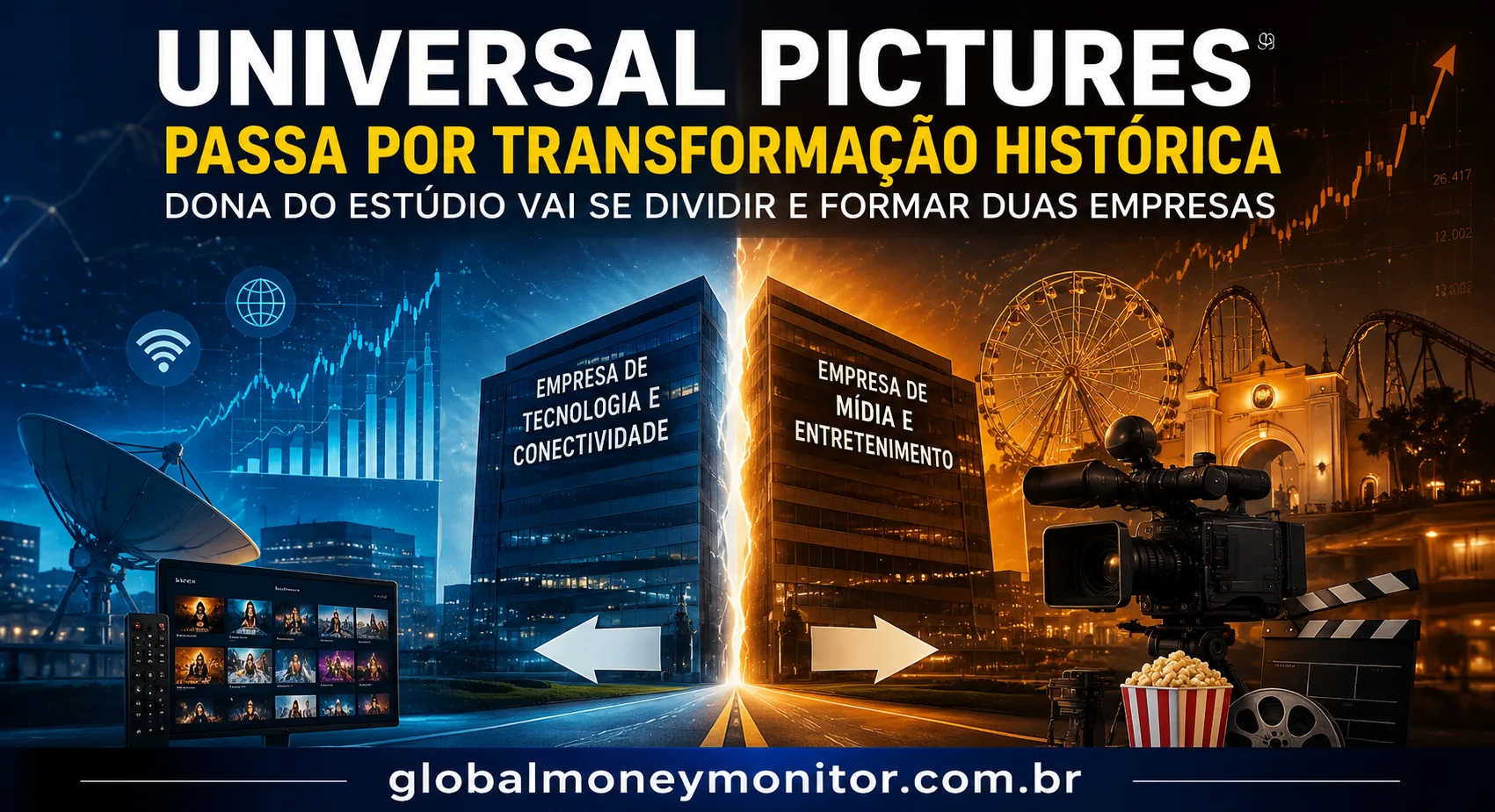 Universal Pictures Passa por Transformação Histórica: Empresa Dona do Estúdio Anuncia Divisão em Duas Gigantes