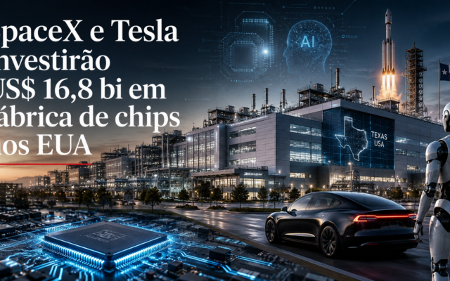 SpaceX e Tesla apostam US$ 16,8 bilhões em megafábrica de chips que pode redefinir a corrida pela IA