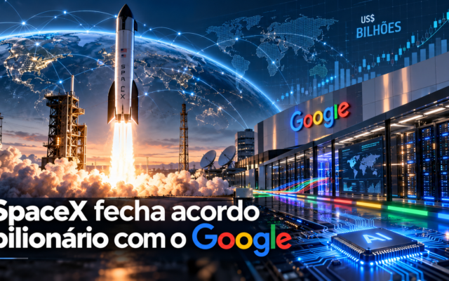 SpaceX surpreende mercado com acordo bilionário com Google e entra de vez na corrida da IA
