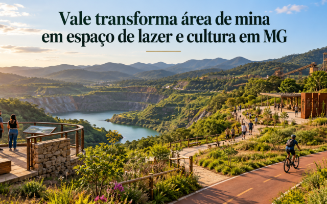 Mina de Águas Claras ganha novo futuro: Vale transforma antiga área de mineração em espaço de conservação e lazer